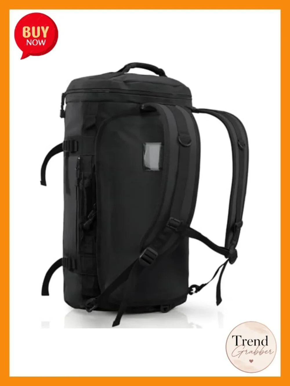 Convertible Travel Duffel Backpack 45L Water-Resistant Tarpaulin